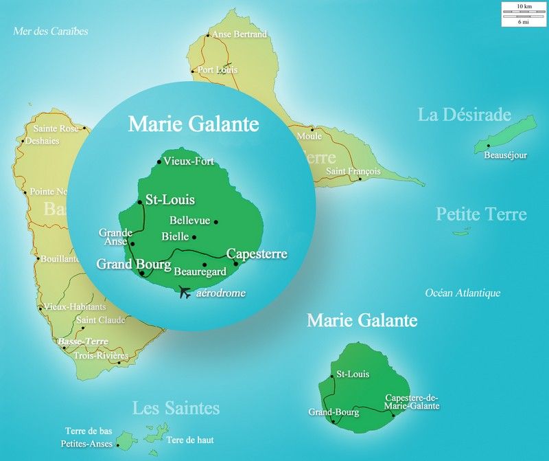 carte-marie-galante-archipel-guadeloupe-1 The Marie Galante - Guadeloupe rum  